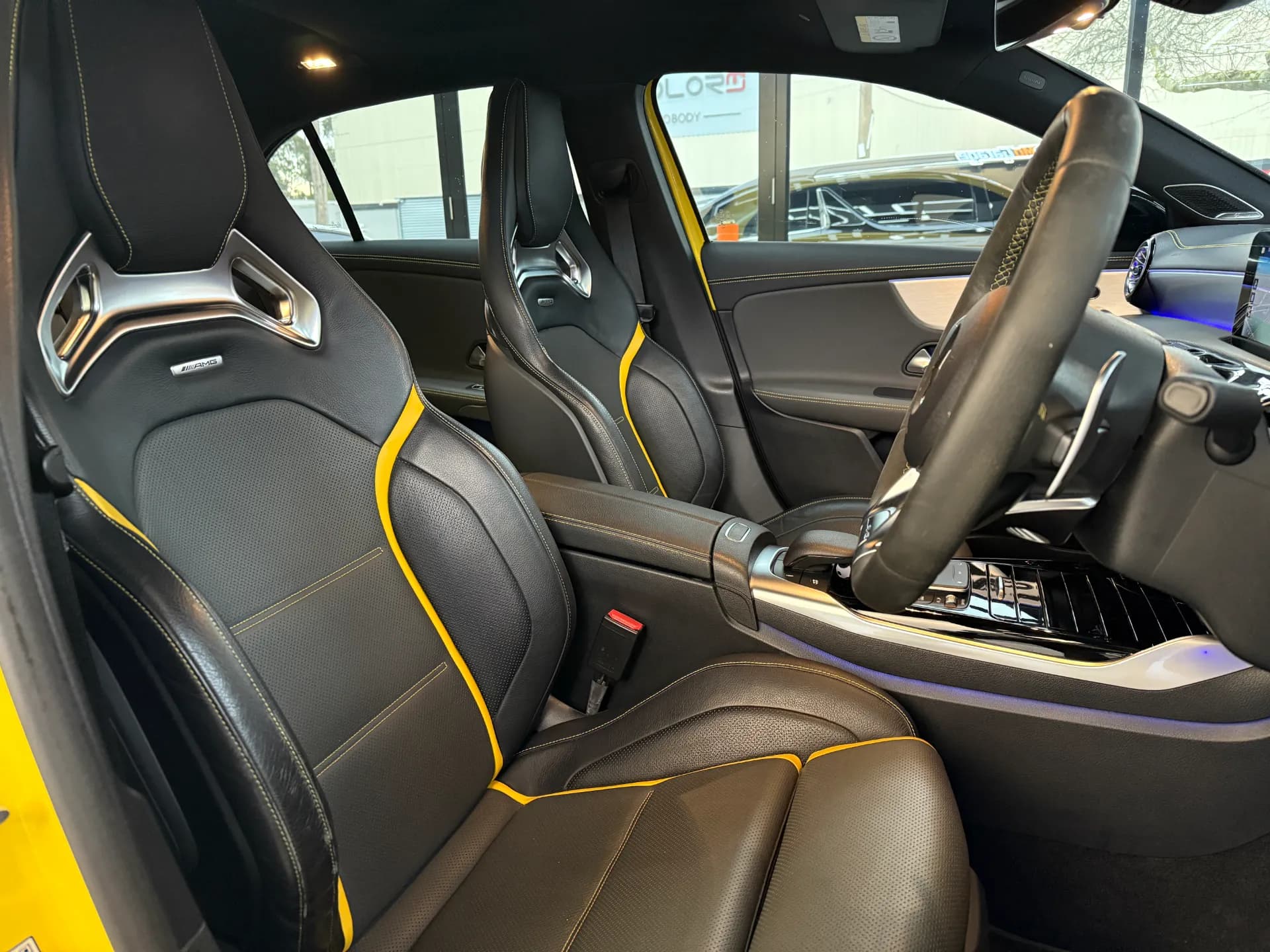 Sun Yellow AMG A 45 S Perfection 5