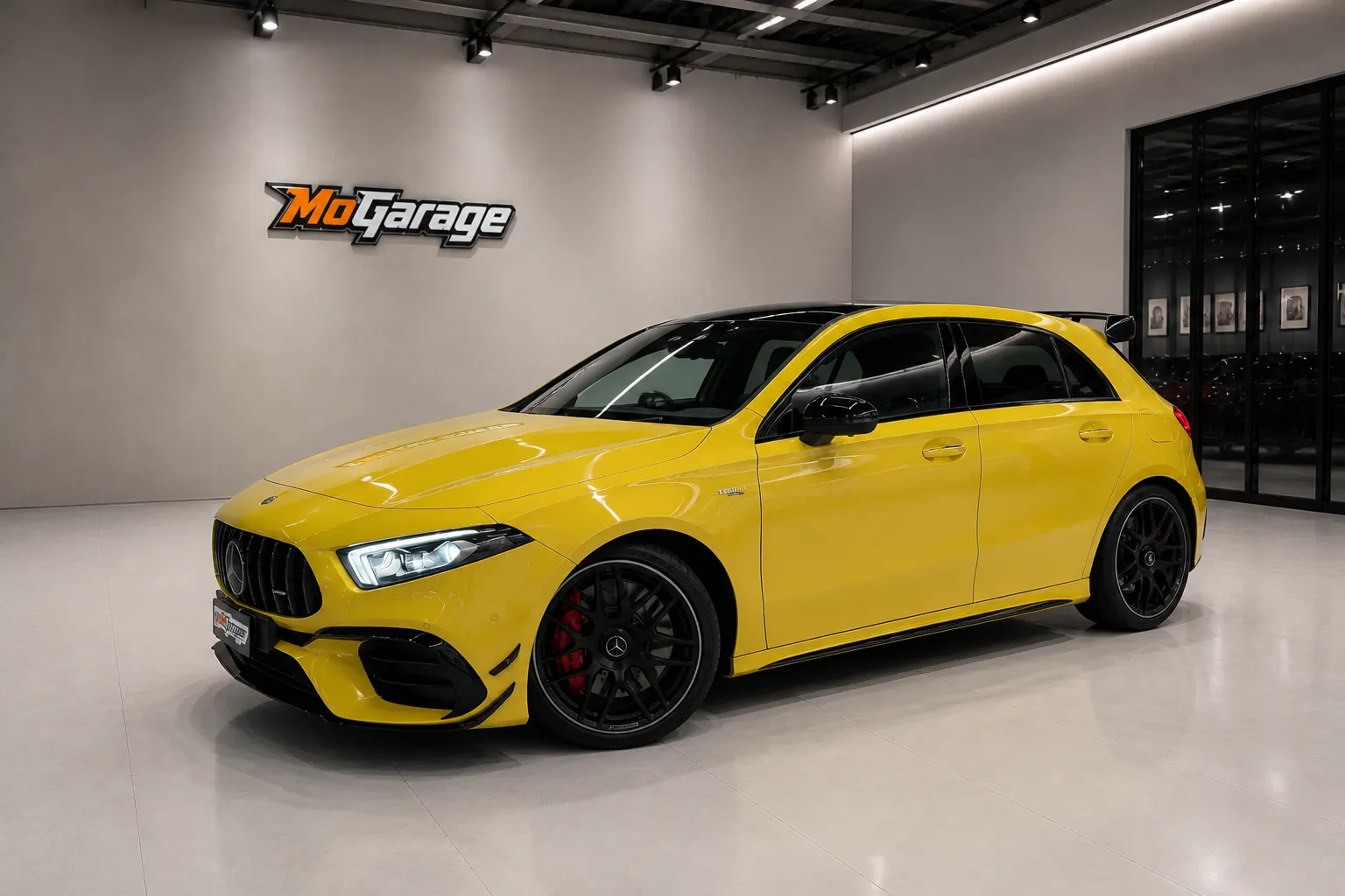 Sun Yellow AMG A 45 S Perfection